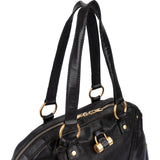 Yves Saint Laurent Black Leather Large Muse Handbag