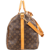 Louis Vuitton Monogram Canvas Keepall 55 Bandoulière Travel Bag