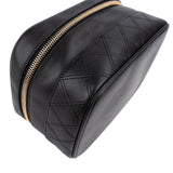 Chanel Quilted Lambskin Vanity Case Handbag