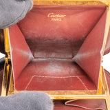 Cartier Bordeaux Leather Coin Wallet