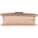 Chanel Quilted Lambskin Boy Single Flap Crossbody Bag