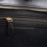 Celine Tricolor Canvas Leather Luggage Tote Handbag