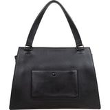 Céline Black Grained Calfskin Edge Shoulder Bag