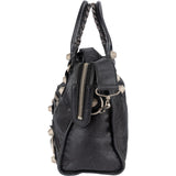 Balenciaga Black Leather City Bag Handbag