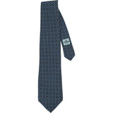 Fendi Geometric Pattern Silk Tie Krawatte