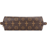 Louis Vuitton Monogram Canvas Trousse Demi-Ronde Pouch