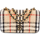 Burberry Tweed Check Lola Small Bouclé TB Crossbody Bag