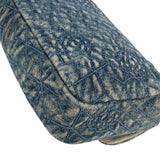 Chanel Denim Camellia Single Flap Crossbody Bag