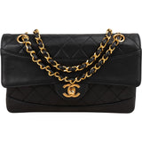 Chanel Quilted Lambskin 24K Gold Single Flap Shoulder Bag