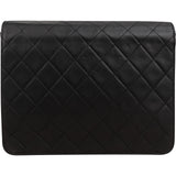 Chanel Quilted Lambskin 24K Gold Single Flap Crossbody Bag