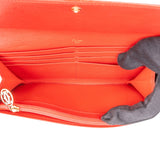 Cartier Red Leather Continental Wallet