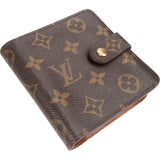 Louis Vuitton Monogram Canvas Compact Zip Wallet