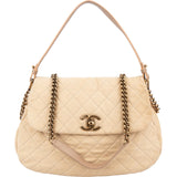 Chanel Quilted Calfskin Maxi Modern Chain Flap Crossbody Bag