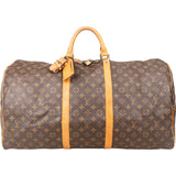 Louis Vuitton Monogram Canvas Keepall 60 Travel Bag