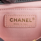 Chanel Tweed & Braided Leather Single Flap Crossbody Bag
