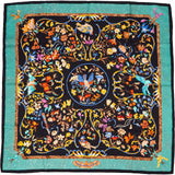 Hermès L'Art d'un Poinct Silk 90 Scarf Tuch