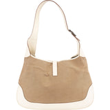 Gucci Canvas and Leather Jackie Shoulder Bag
