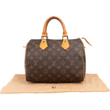 Louis Vuitton Monogram Canvas Speedy 25 Handbag