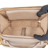Chloé Taupe Leather C Vanity Mini Crossbody Bag