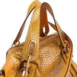 Chloé Python Leather Paraty Shoulder Bag