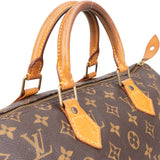 Louis Vuitton Monogram Canvas Speedy 35 Handbag - vintageandkickz