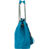 Gucci Suede Soho Chain Tote Shoulder Bag