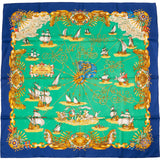 Hermès Voiles de Lumiere Silk Carre 90 Scarf Tuch