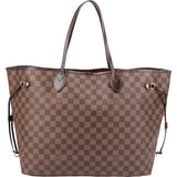 Louis Vuitton Monogram Damier Ebene Neverfull GM Shoulder Bag