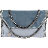 Stella McCartney Tricolor Shaggy Falabella Fold Over Flap Crossbody Bag