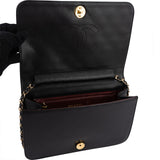 Chanel Quilted Lambskin 24K Gold Single Flap Shoulder Bag