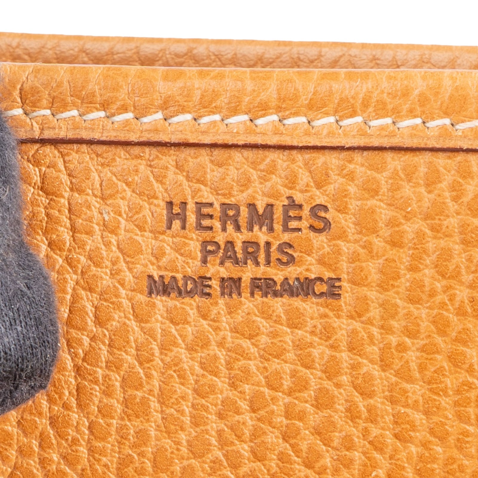 Hermès Natural Leather Evelyne GM Crossbody Bag xx leder - vintageandkickz
