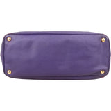 Prada Purple Saffiano Leather Galleria Handbag