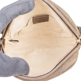 Gucci Nubuk Leather Soho Disco Round Crossbody Bag
