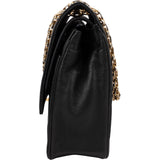 Chanel Quilted Lambskin 24K Gold Double Flap Shoulder Bag