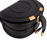 Chloé Grained Calfskin Nano Marcie Saddle Crossbody Bag