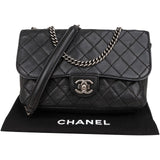 Chanel Quilted Calfskin Coco Sporran Single Flap Crossbody Bag