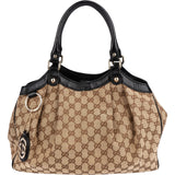 Gucci Monogram GG Canvas Sukey Tote Shoulder Bag