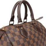 Louis Vuitton Monogram Damier Ebene Canvas Speedy 25 Handbag