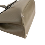 Prada Green Saffiano Leather Double Handbag