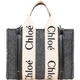 Chloé Felt Small Woody Tote Crossbody Handbag