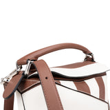 Loewe Striped Leather Puzzle Handbag