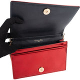 Christian Dior Metallic Perforated Patent Leather Diorama Crossbody Bag