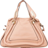 Chloé Pink Leather Paraty Handbag