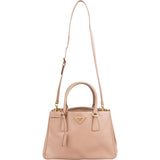 Prada Pink Saffiano Leather Galleria Handbag