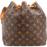 Louis Vuitton Monogram Canvas Sac Noé Petit Shoulder Bag