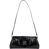 Miu Miu Spazzolato Leather Doctor Style Buckle Handbag