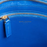 Saint Laurent Blue Leather Cabas Handbag