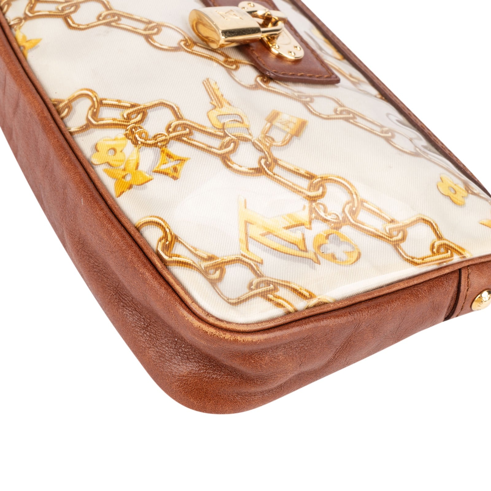 [🔄️B18 / F23] Louis Vuitton Canvas Monogram Signature Charms Pochette Handbag - vintageandkickz