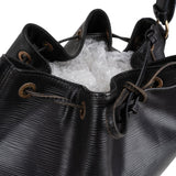 Louis Vuitton Noir Epi Leather Sac Noé Grande Shoulder Bag