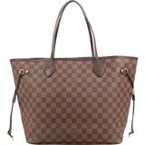 Louis Vuitton Monogram Damier Ebene Neverfull MM Shoulder Bag